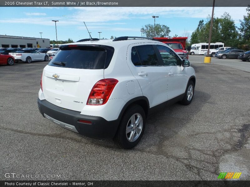 Summit White / Jet Black/Brownstone 2016 Chevrolet Trax LT