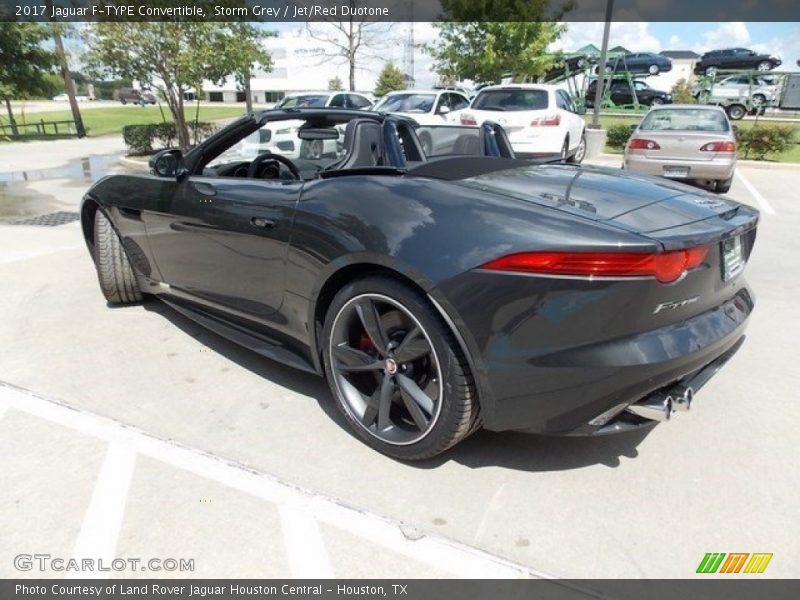 Storm Grey / Jet/Red Duotone 2017 Jaguar F-TYPE Convertible