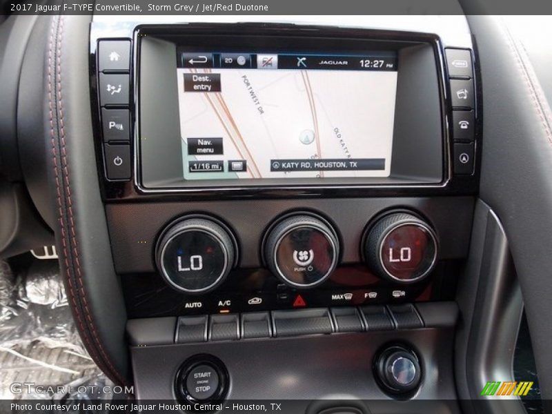 Storm Grey / Jet/Red Duotone 2017 Jaguar F-TYPE Convertible