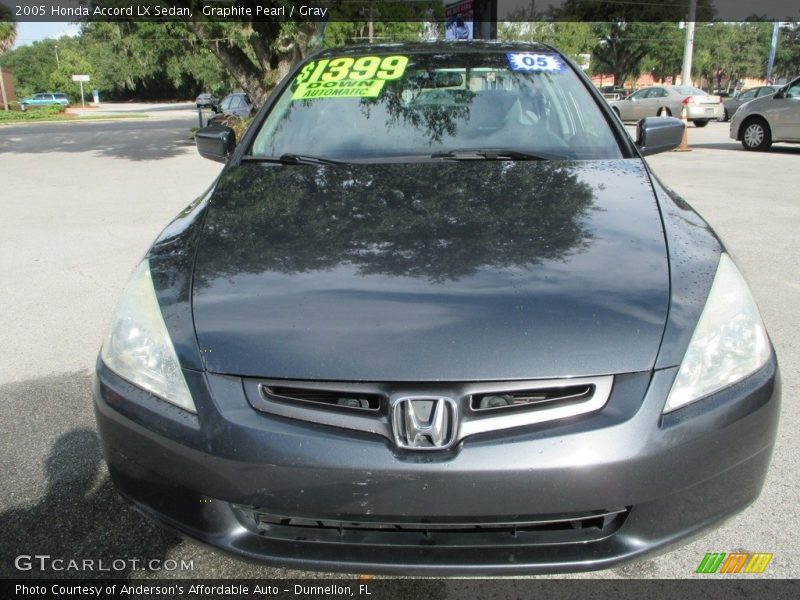 Graphite Pearl / Gray 2005 Honda Accord LX Sedan