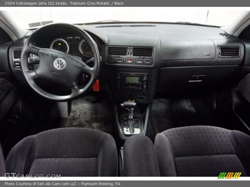 Platinum Grey Metallic / Black 2004 Volkswagen Jetta GLS Sedan