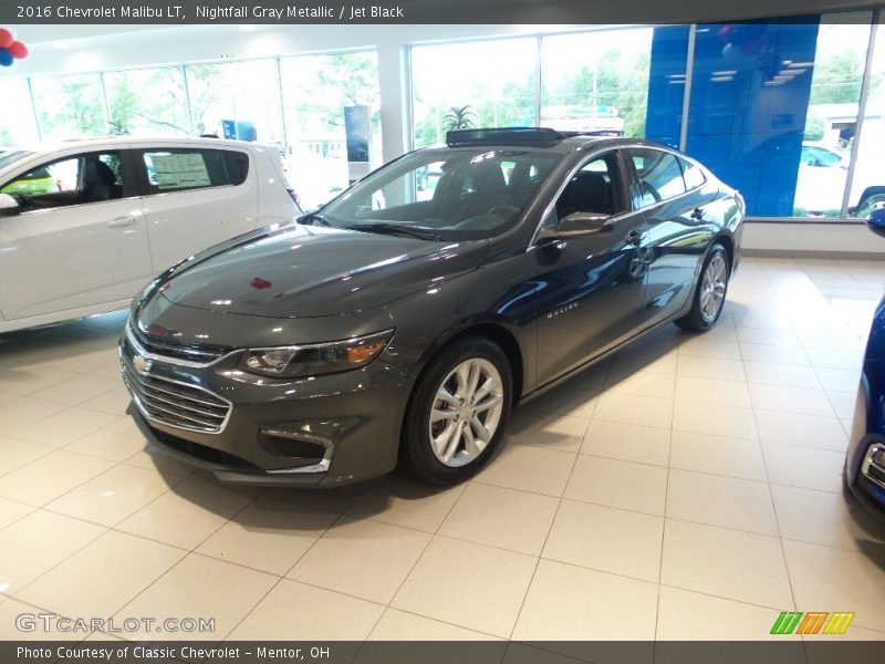 Nightfall Gray Metallic / Jet Black 2016 Chevrolet Malibu LT
