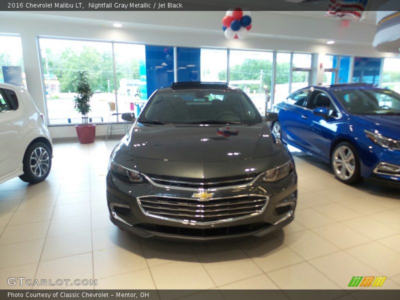 Nightfall Gray Metallic / Jet Black 2016 Chevrolet Malibu LT