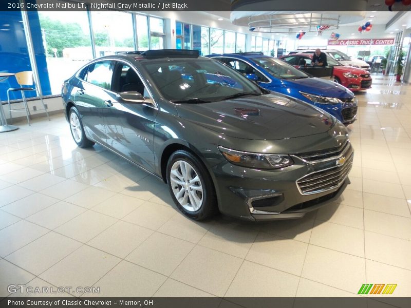 Nightfall Gray Metallic / Jet Black 2016 Chevrolet Malibu LT