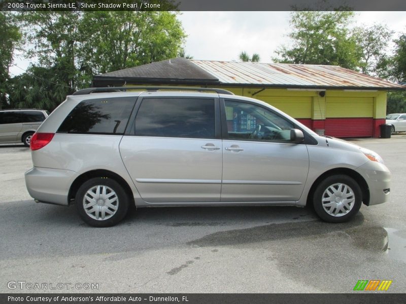 Silver Shadow Pearl / Stone 2008 Toyota Sienna LE