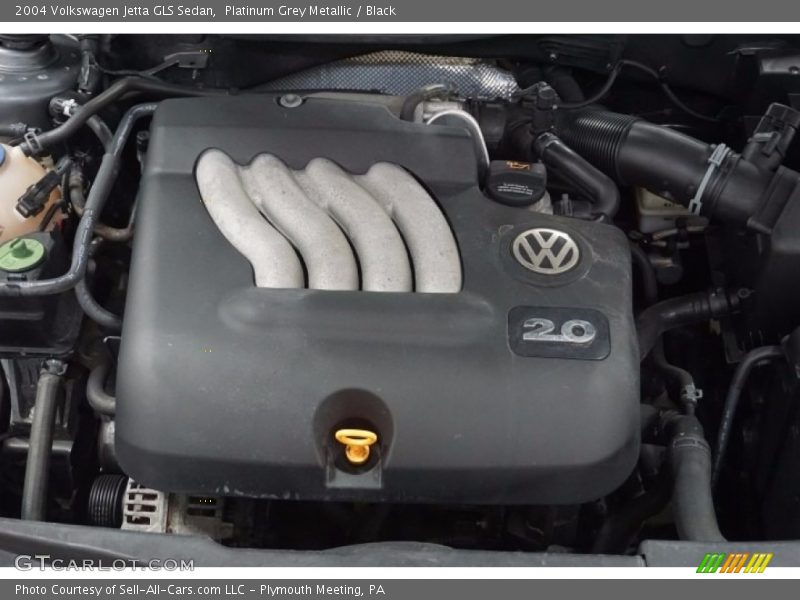 Platinum Grey Metallic / Black 2004 Volkswagen Jetta GLS Sedan