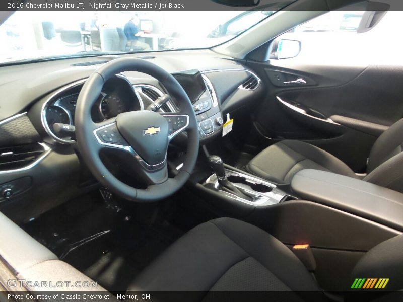 Nightfall Gray Metallic / Jet Black 2016 Chevrolet Malibu LT