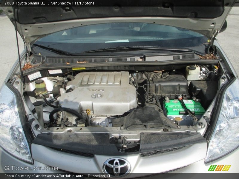 Silver Shadow Pearl / Stone 2008 Toyota Sienna LE