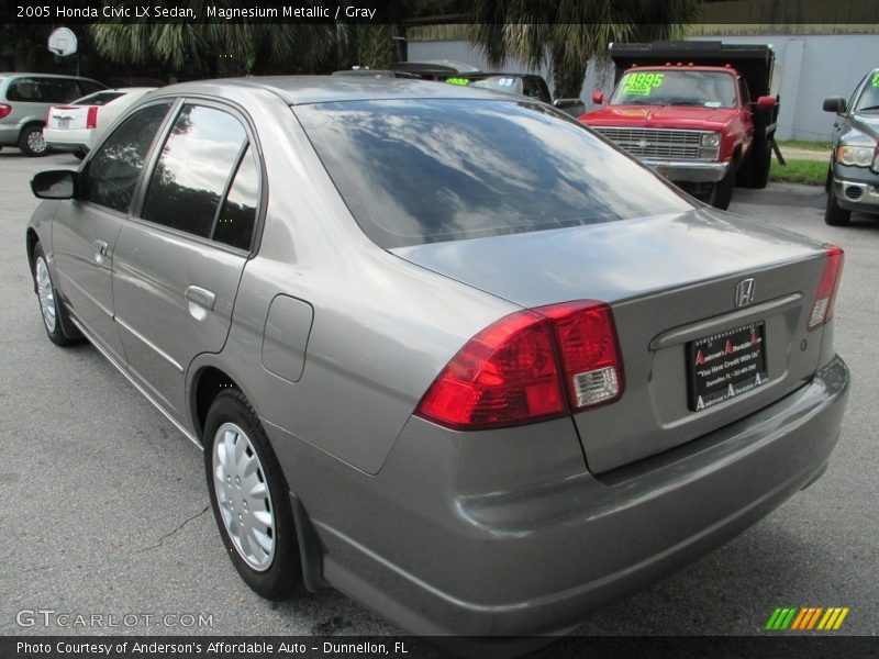 Magnesium Metallic / Gray 2005 Honda Civic LX Sedan
