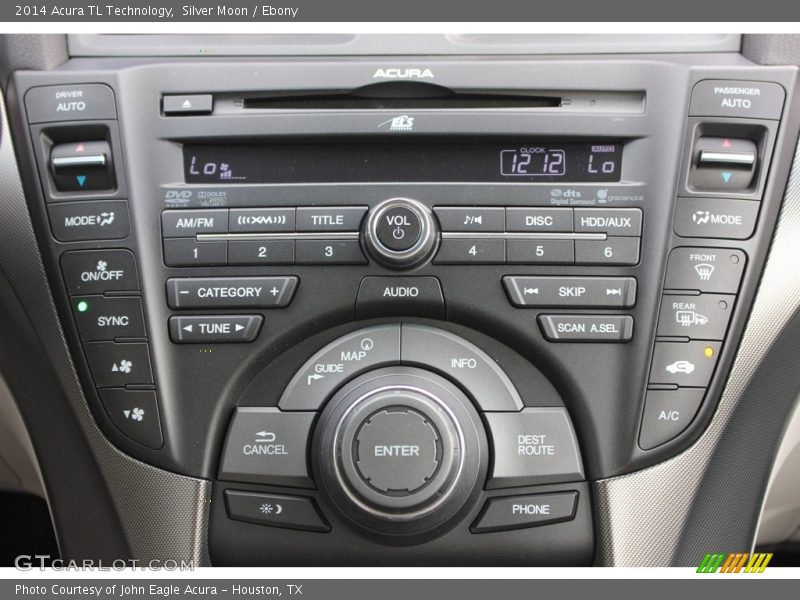 Silver Moon / Ebony 2014 Acura TL Technology
