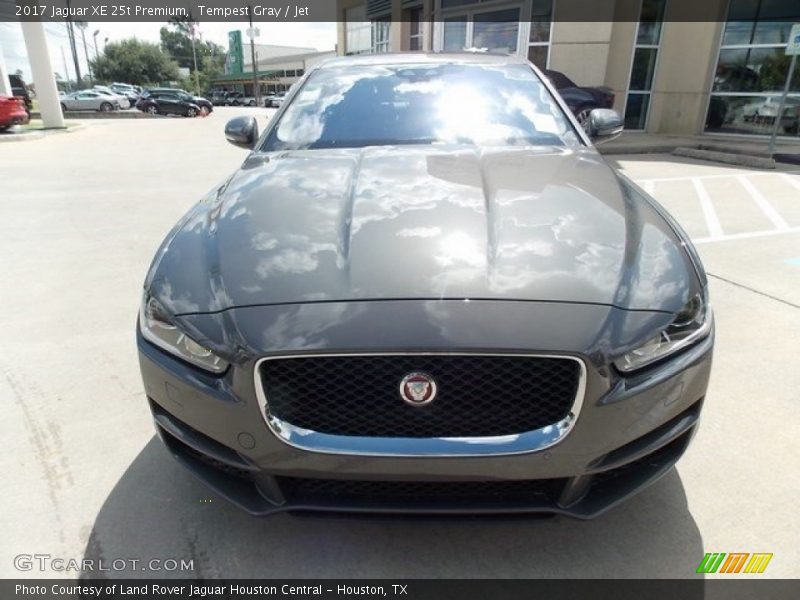 Tempest Gray / Jet 2017 Jaguar XE 25t Premium