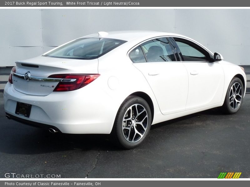 White Frost Tricoat / Light Neutral/Cocoa 2017 Buick Regal Sport Touring