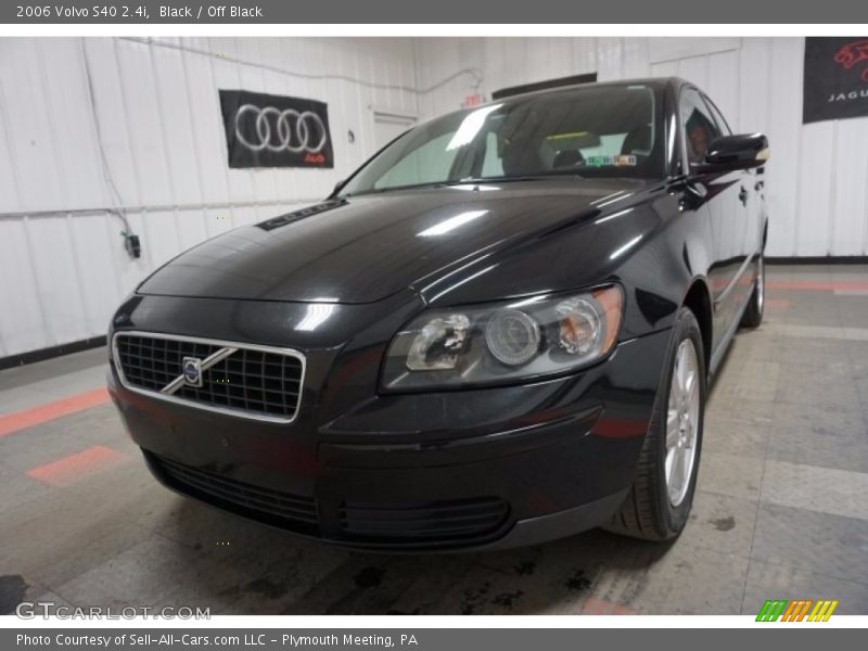 Black / Off Black 2006 Volvo S40 2.4i