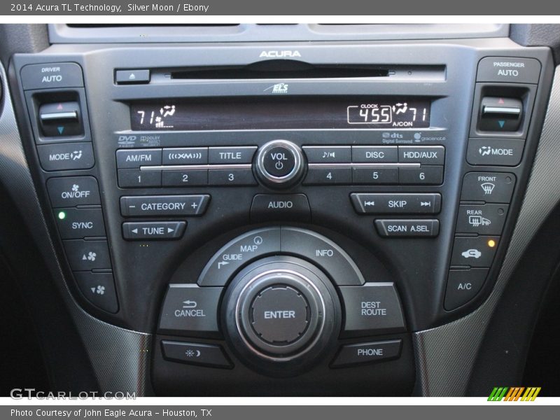 Silver Moon / Ebony 2014 Acura TL Technology