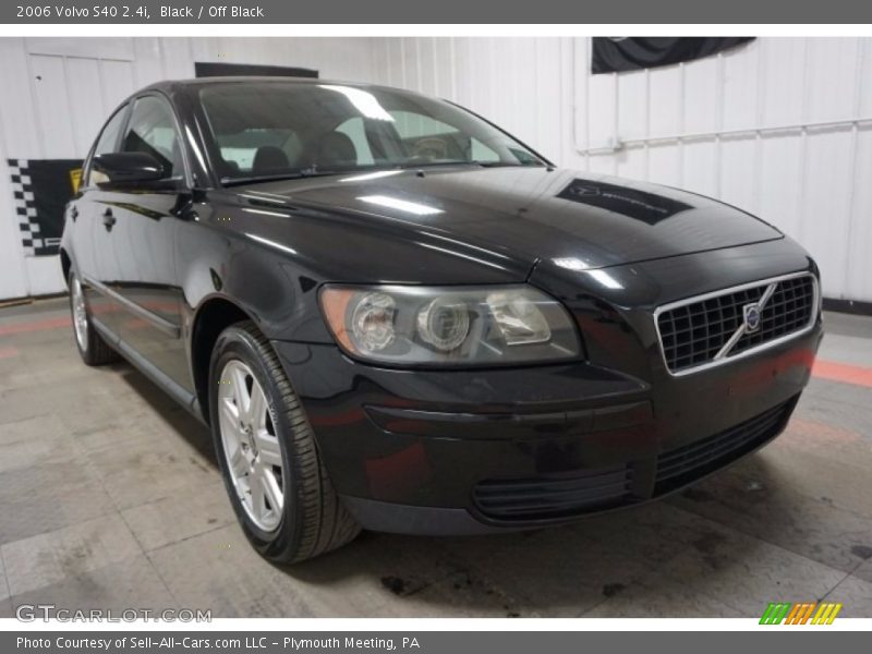 Black / Off Black 2006 Volvo S40 2.4i