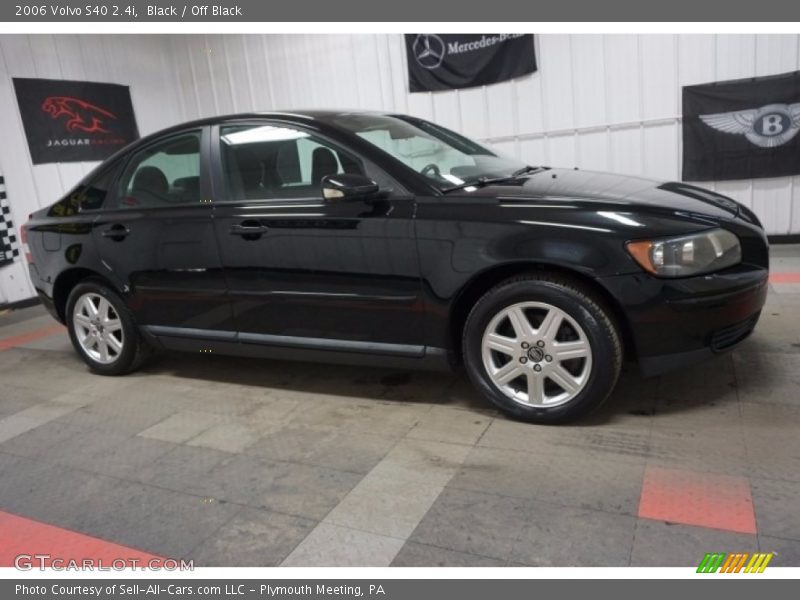 Black / Off Black 2006 Volvo S40 2.4i