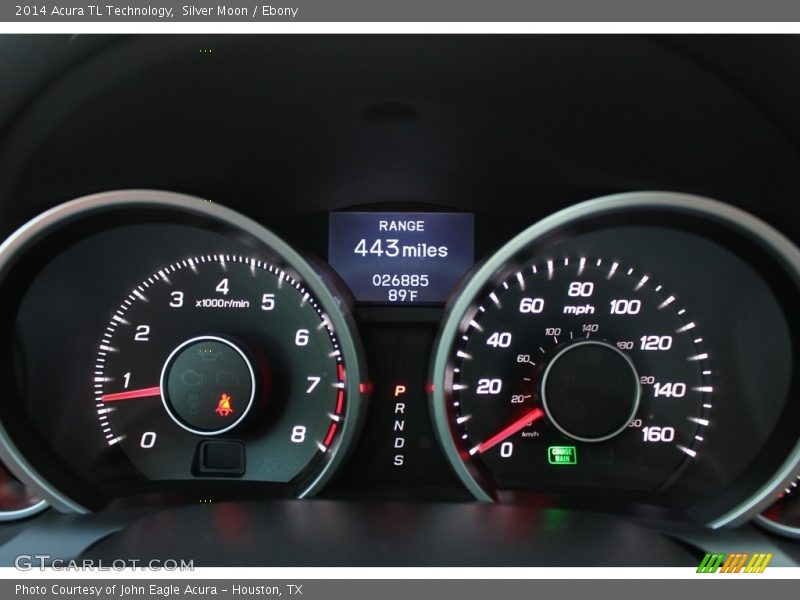 Silver Moon / Ebony 2014 Acura TL Technology