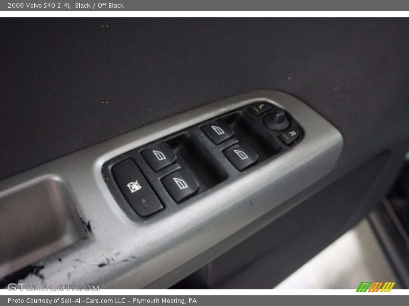 Black / Off Black 2006 Volvo S40 2.4i