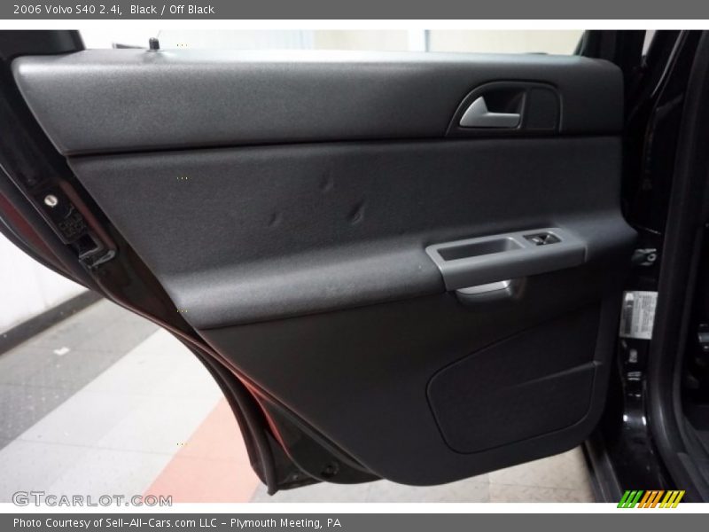 Black / Off Black 2006 Volvo S40 2.4i