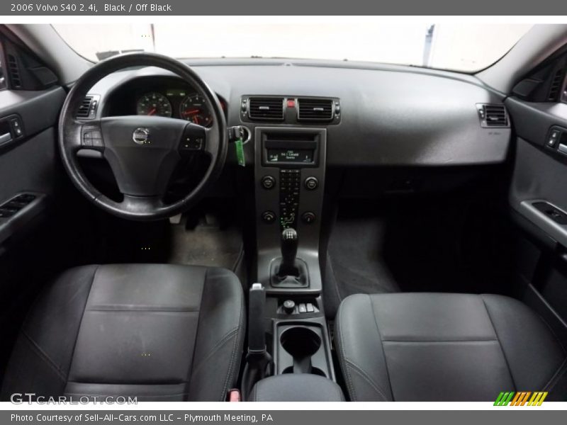 Black / Off Black 2006 Volvo S40 2.4i