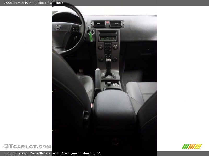 Black / Off Black 2006 Volvo S40 2.4i