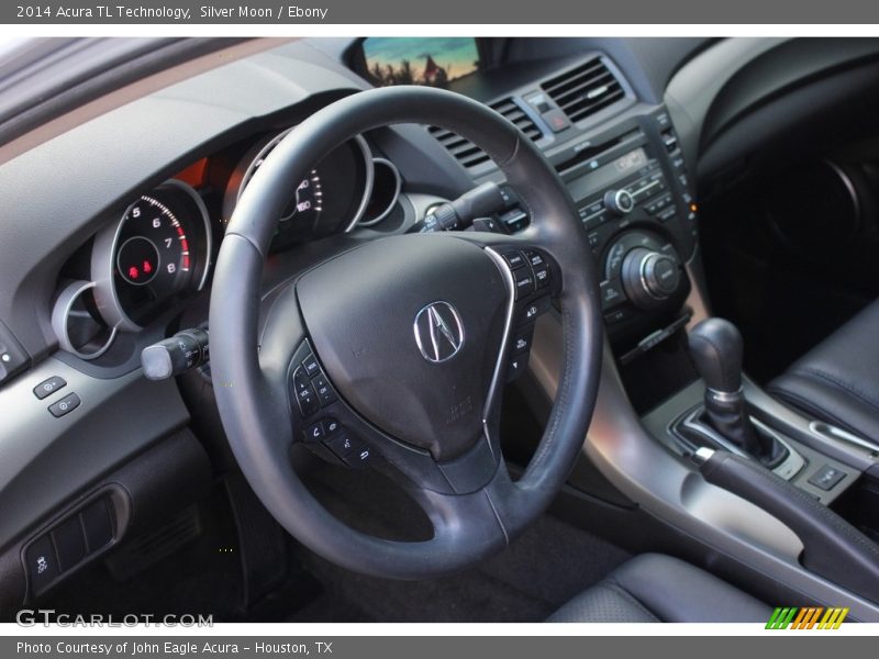 Silver Moon / Ebony 2014 Acura TL Technology