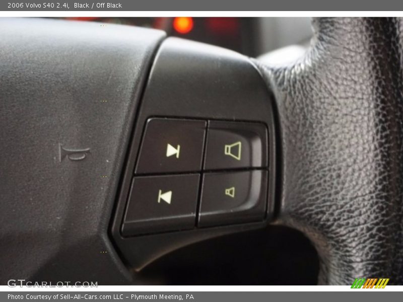 Black / Off Black 2006 Volvo S40 2.4i