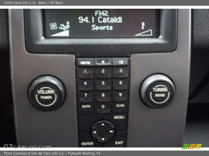 Black / Off Black 2006 Volvo S40 2.4i