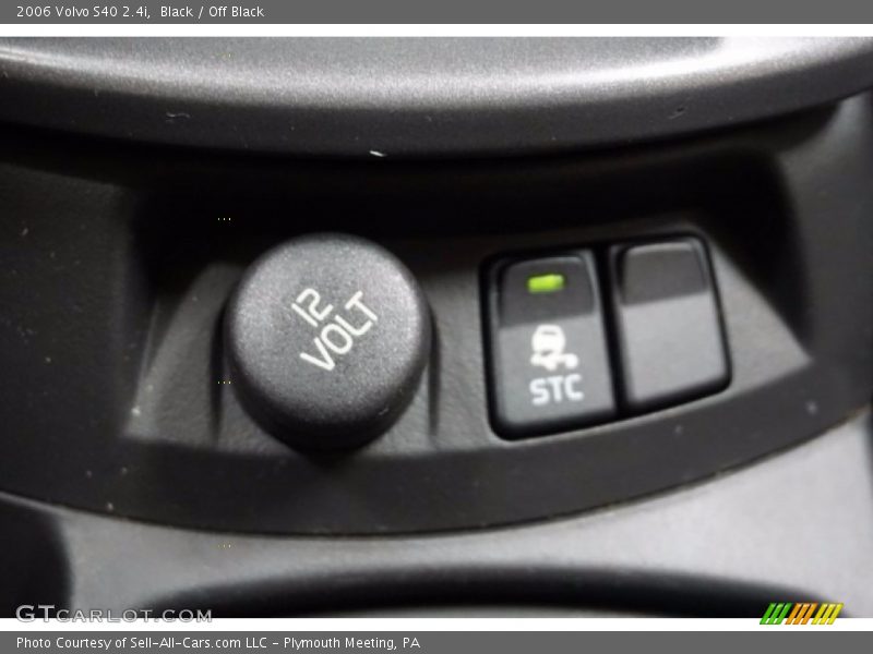 Black / Off Black 2006 Volvo S40 2.4i