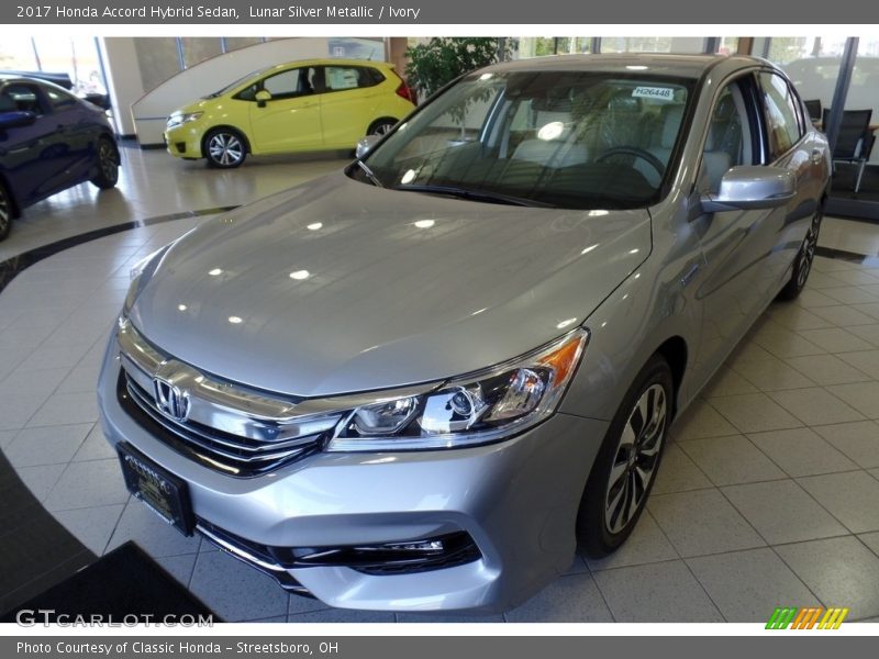 Lunar Silver Metallic / Ivory 2017 Honda Accord Hybrid Sedan