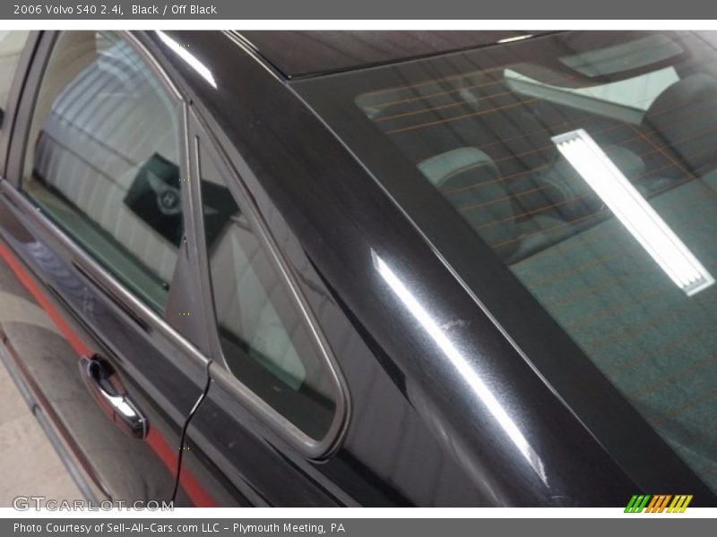 Black / Off Black 2006 Volvo S40 2.4i
