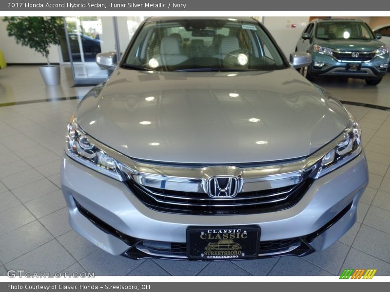 Lunar Silver Metallic / Ivory 2017 Honda Accord Hybrid Sedan