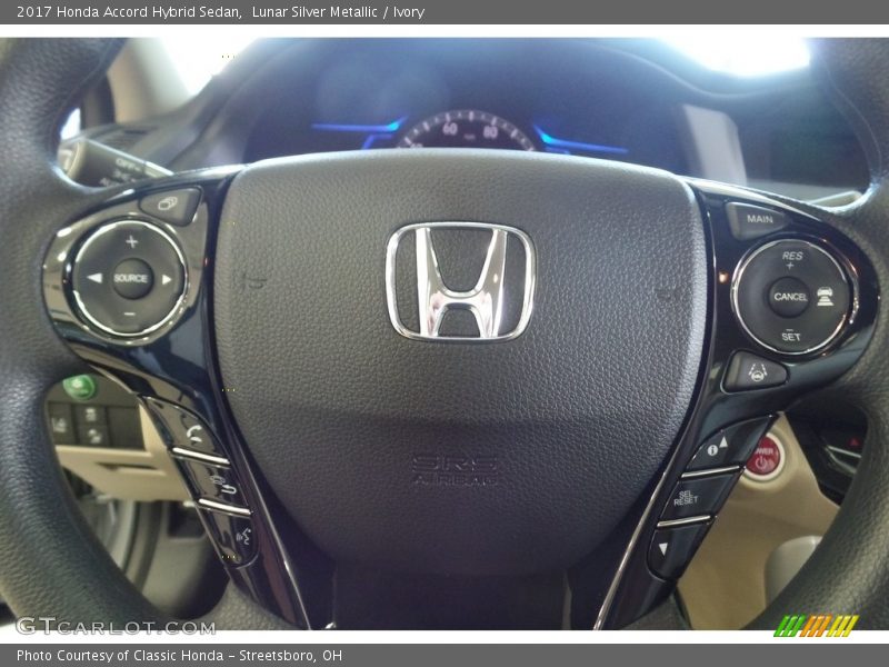 Lunar Silver Metallic / Ivory 2017 Honda Accord Hybrid Sedan