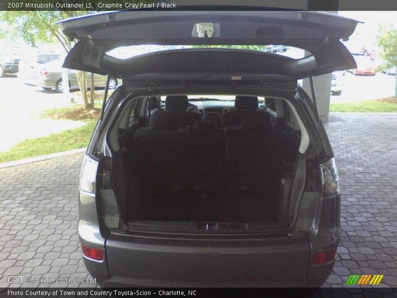 Graphite Gray Pearl / Black 2007 Mitsubishi Outlander LS
