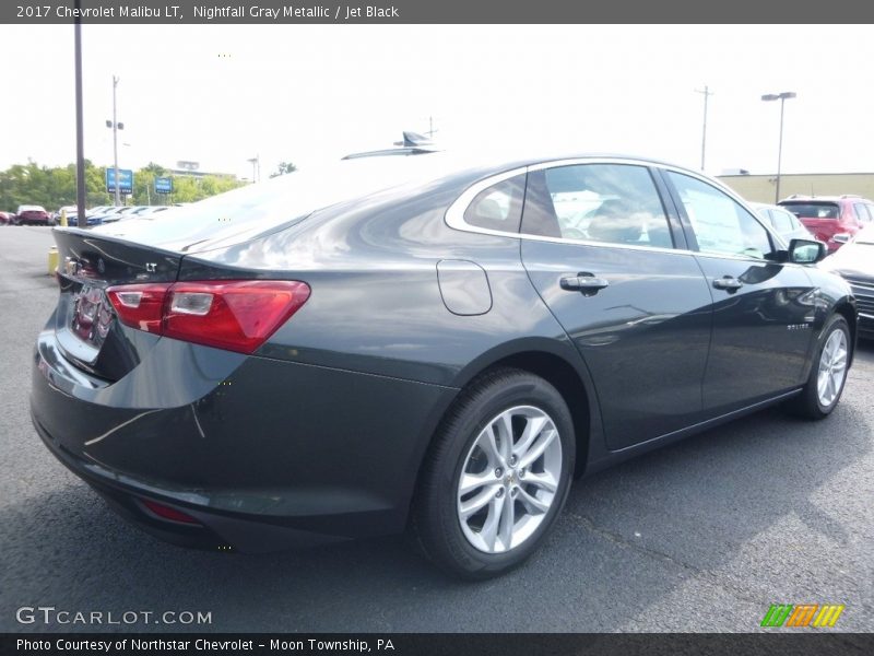 Nightfall Gray Metallic / Jet Black 2017 Chevrolet Malibu LT
