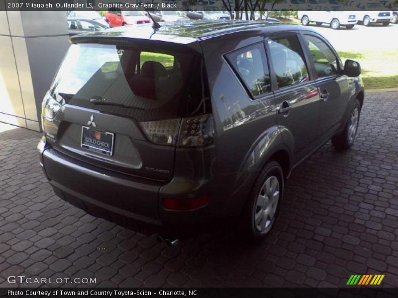 Graphite Gray Pearl / Black 2007 Mitsubishi Outlander LS