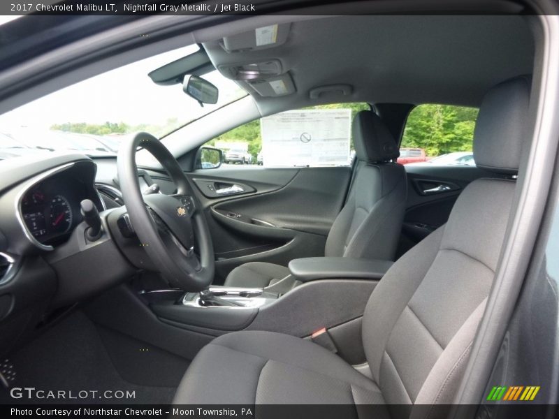 Nightfall Gray Metallic / Jet Black 2017 Chevrolet Malibu LT