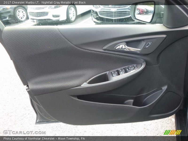 Nightfall Gray Metallic / Jet Black 2017 Chevrolet Malibu LT