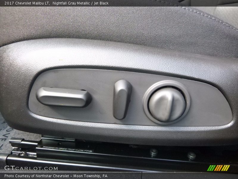 Nightfall Gray Metallic / Jet Black 2017 Chevrolet Malibu LT