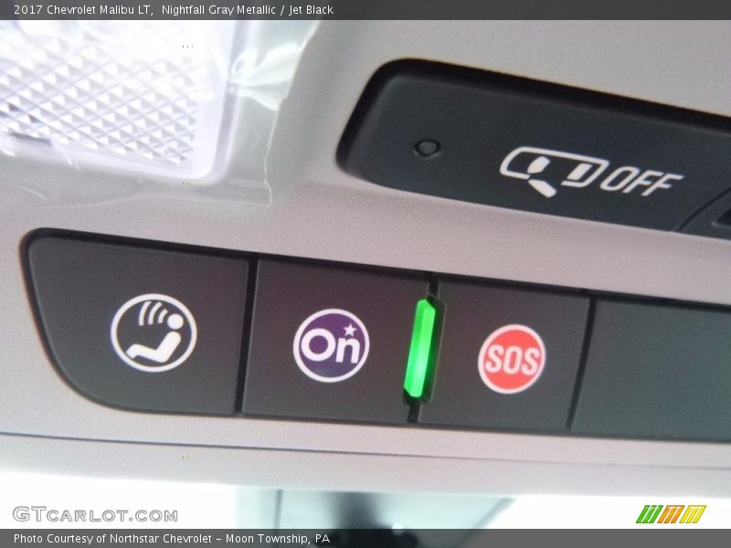 Nightfall Gray Metallic / Jet Black 2017 Chevrolet Malibu LT