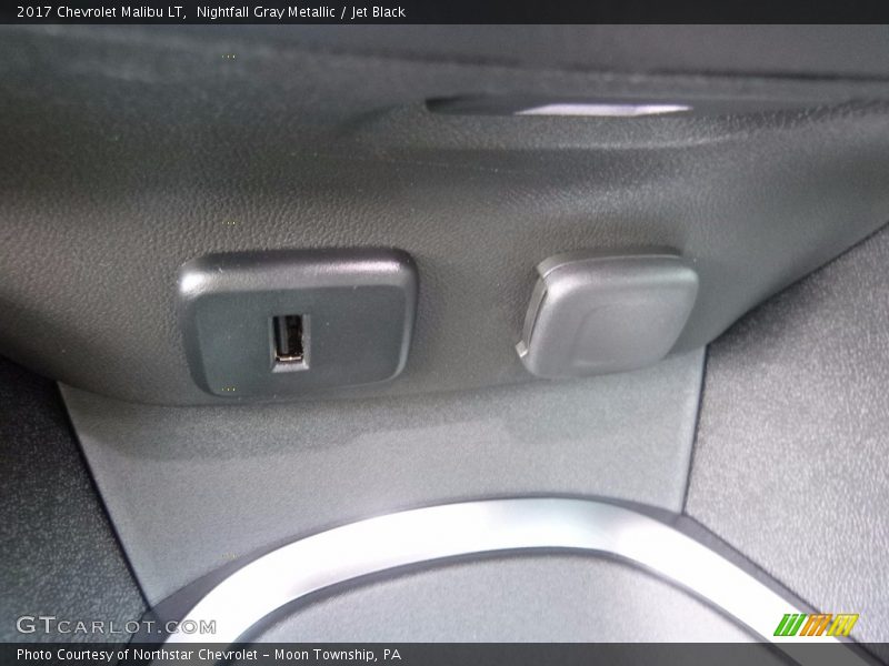 Nightfall Gray Metallic / Jet Black 2017 Chevrolet Malibu LT