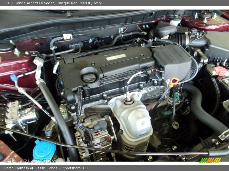  2017 Accord LX Sedan Engine - 2.4 Liter DI DOHC 16-Valve i-VTEC 4 Cylinder