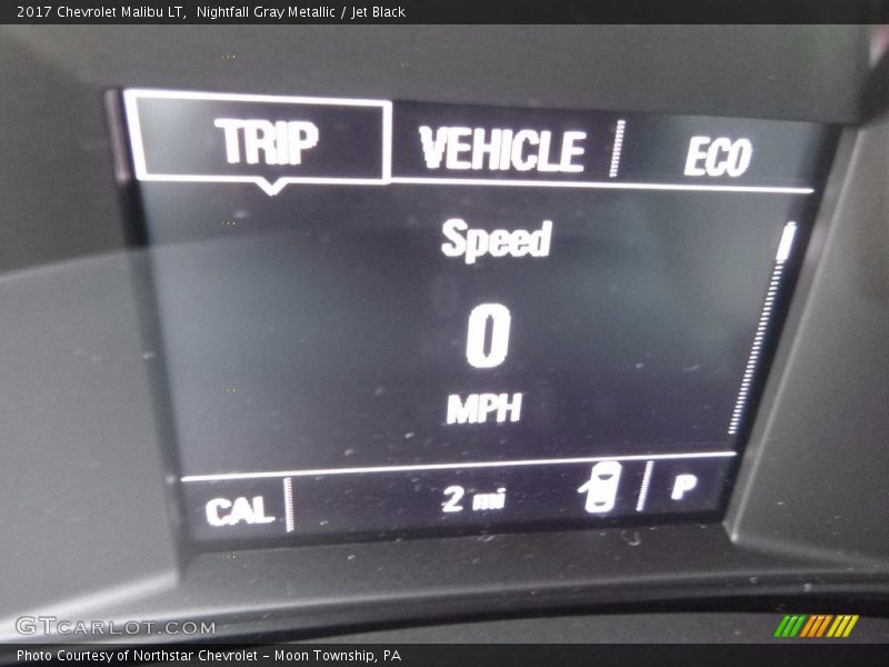 Nightfall Gray Metallic / Jet Black 2017 Chevrolet Malibu LT