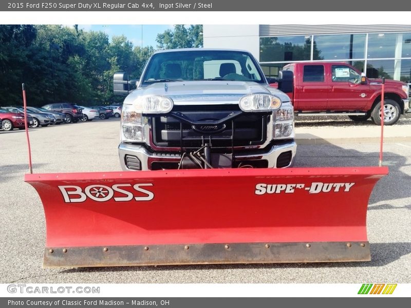 Ingot Silver / Steel 2015 Ford F250 Super Duty XL Regular Cab 4x4