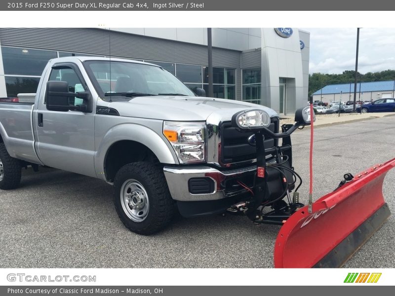Ingot Silver / Steel 2015 Ford F250 Super Duty XL Regular Cab 4x4