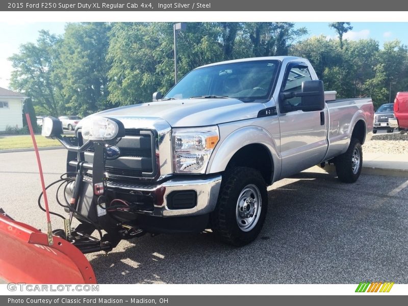 Ingot Silver / Steel 2015 Ford F250 Super Duty XL Regular Cab 4x4