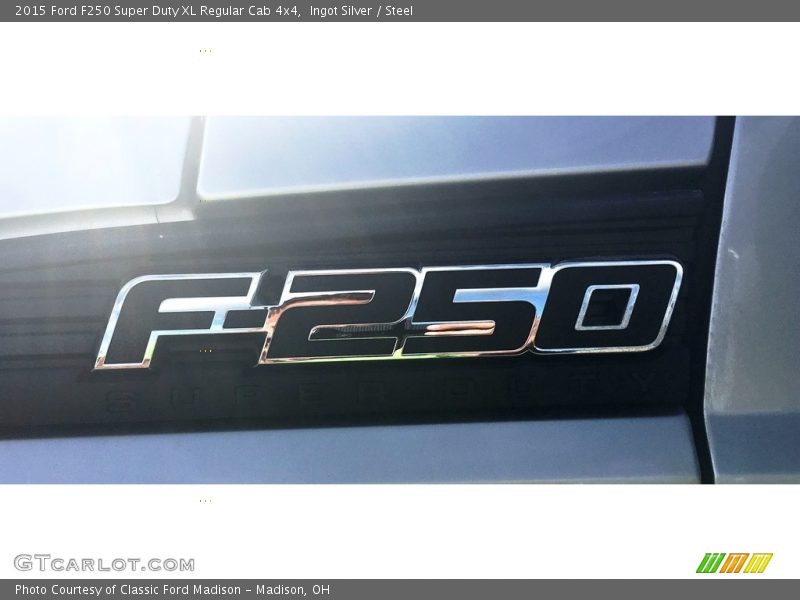 Ingot Silver / Steel 2015 Ford F250 Super Duty XL Regular Cab 4x4