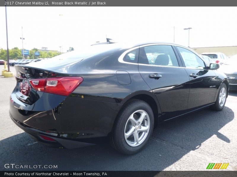 Mosaic Black Metallic / Jet Black 2017 Chevrolet Malibu LS