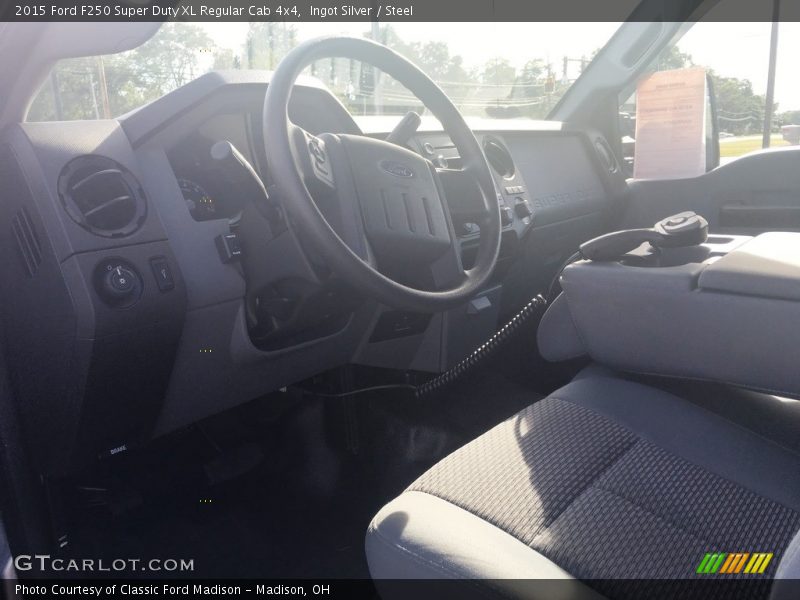 Ingot Silver / Steel 2015 Ford F250 Super Duty XL Regular Cab 4x4