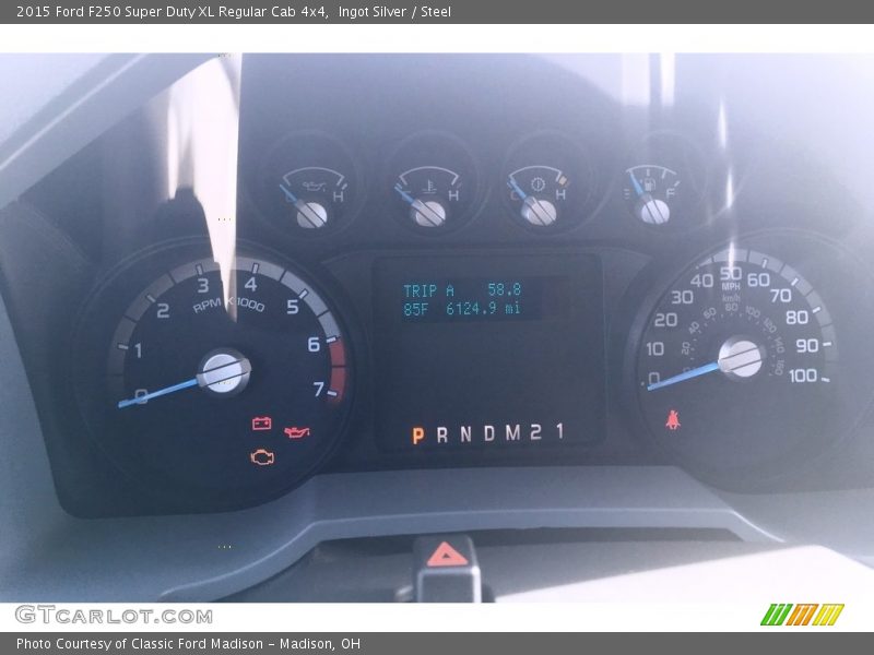 Ingot Silver / Steel 2015 Ford F250 Super Duty XL Regular Cab 4x4